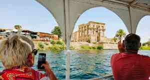Philae Temple in Aswan by Dennis Bunnik