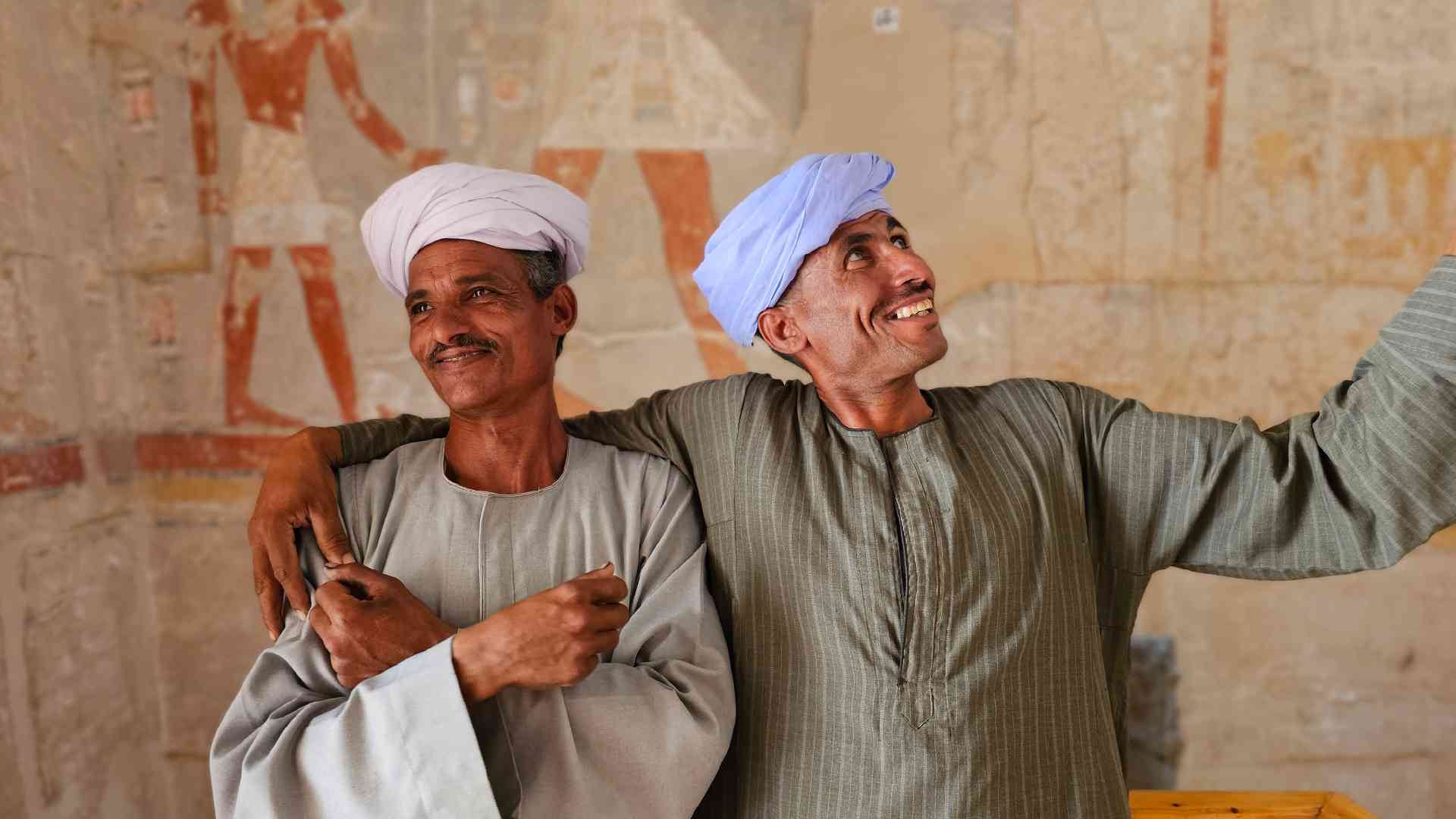 Outside the Temple of Queen Hatshepsut, Egypt by Dennis Bunnik
