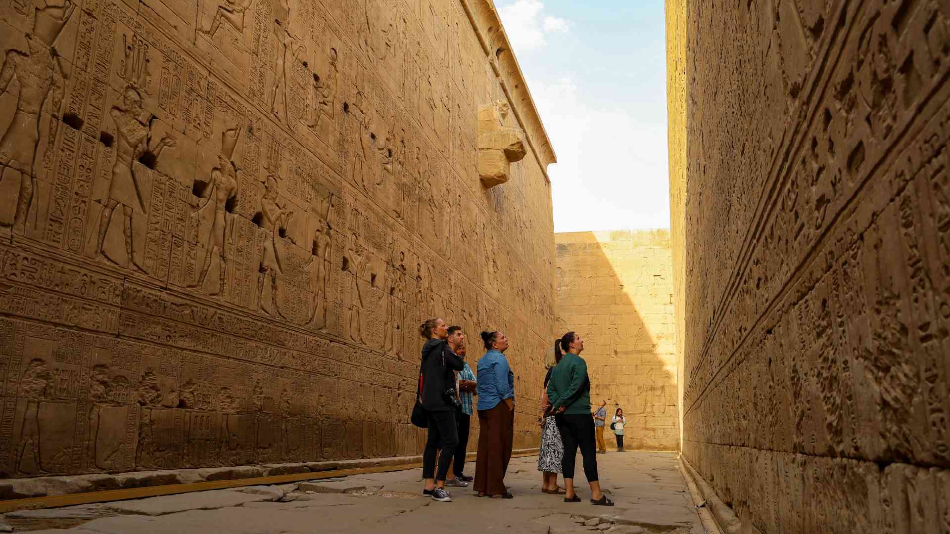 Edfu Temple, Egypt by Megan Pearce