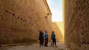 Edfu Temple, Egypt by Megan Pearce