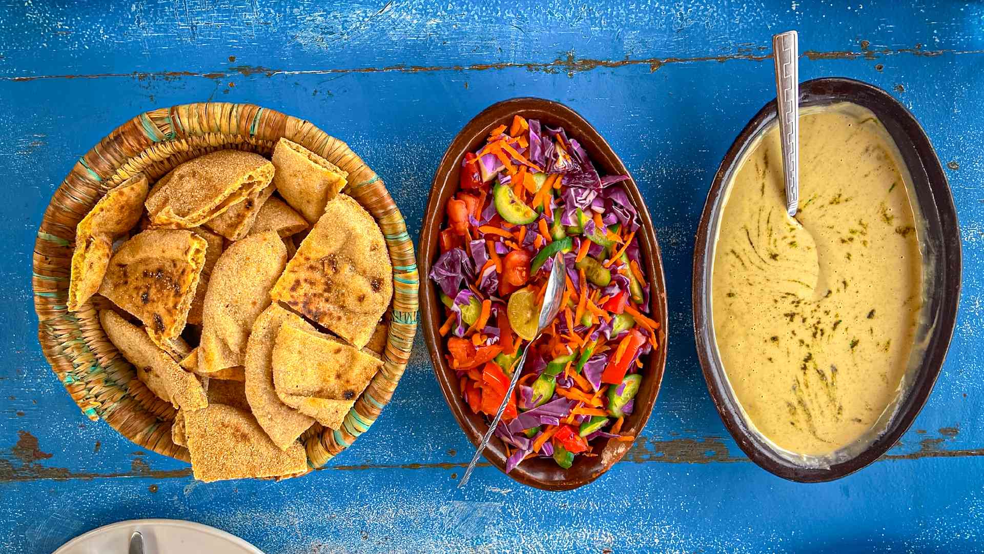 Lunch at a Nubian Village, Egypt by Kristen Bertram