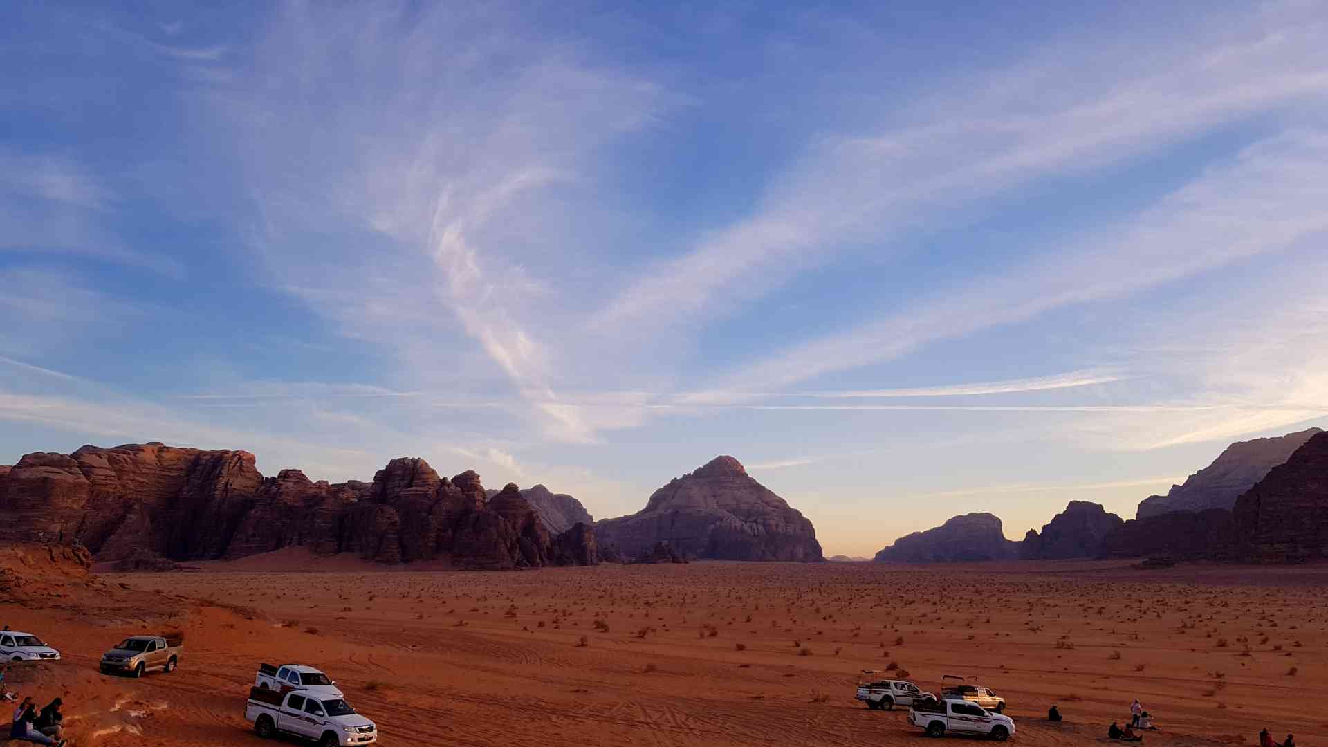 Wadi Rum Desertscape, Jordan by Victoria Hearn