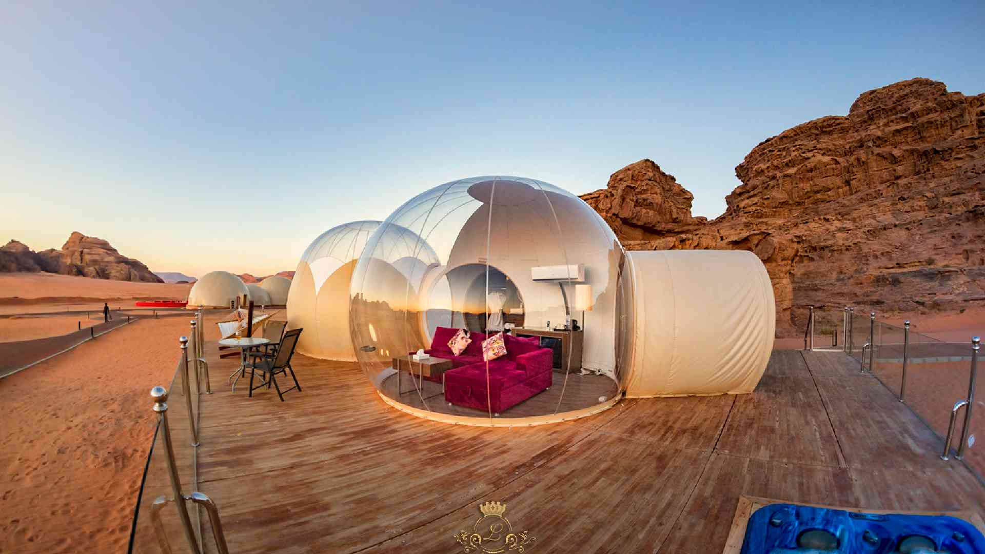 Bubble Tents in Wadi Rum, Jordan by Luxotel Hotels