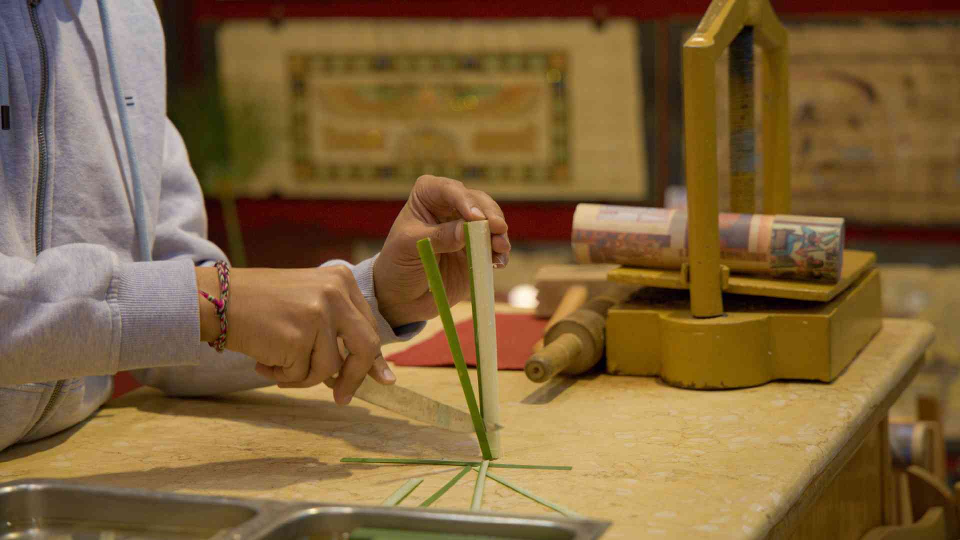 Papyrus Gallery in Luxor, Egypt by Megan Pearce