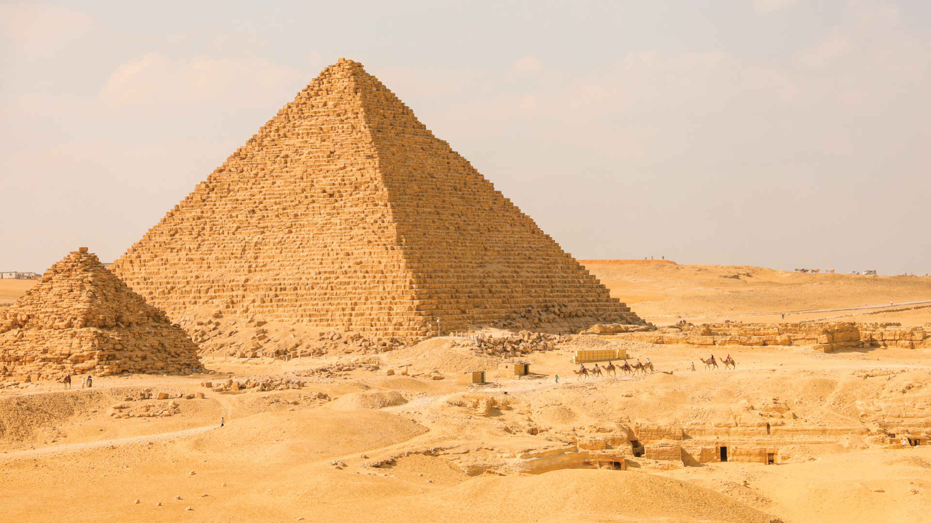 Pyramids of Giza, Egypt by Megan Pearce