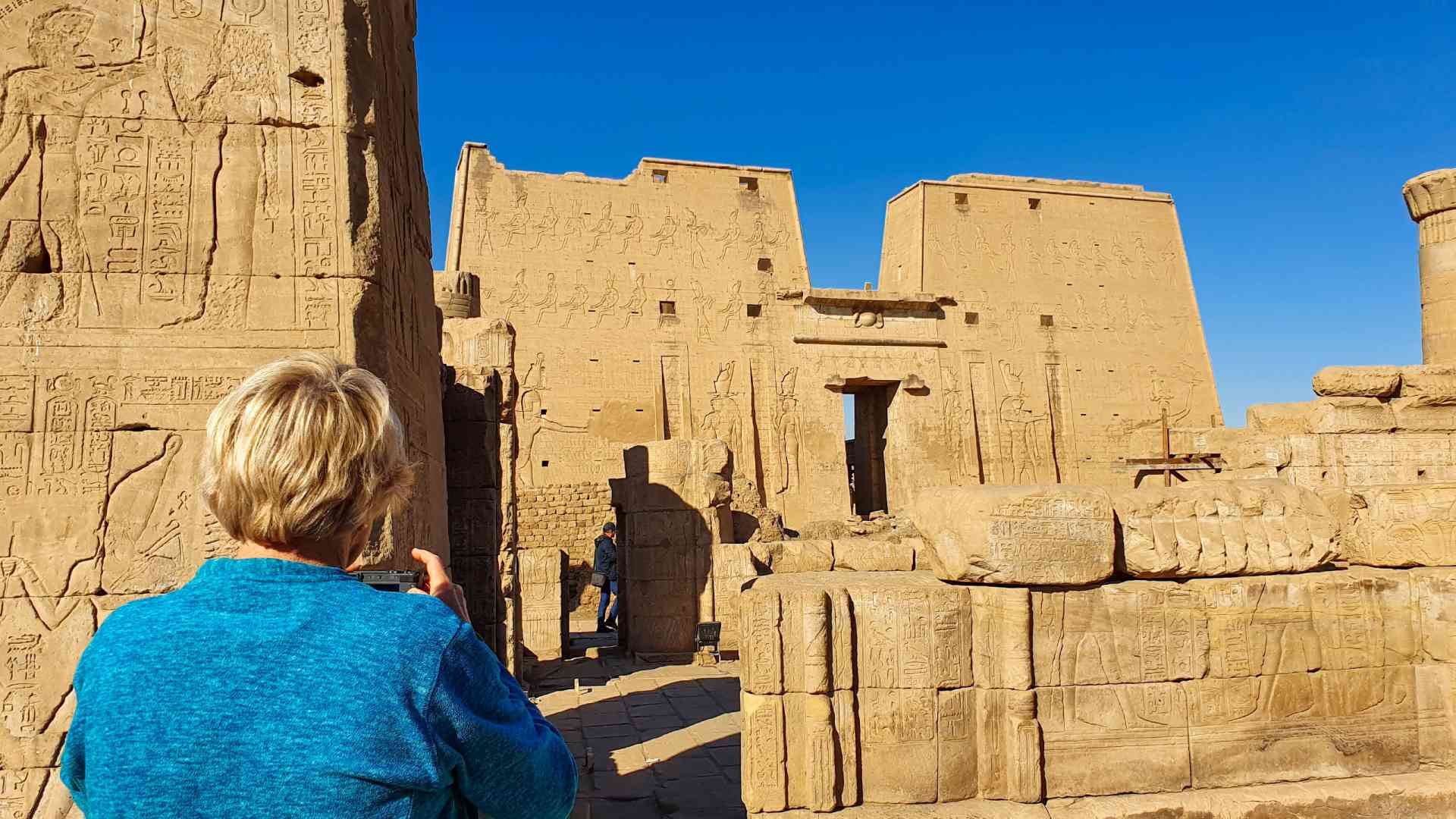 Temple of Horus, Edfu, Egypt by Dennis Bunnik