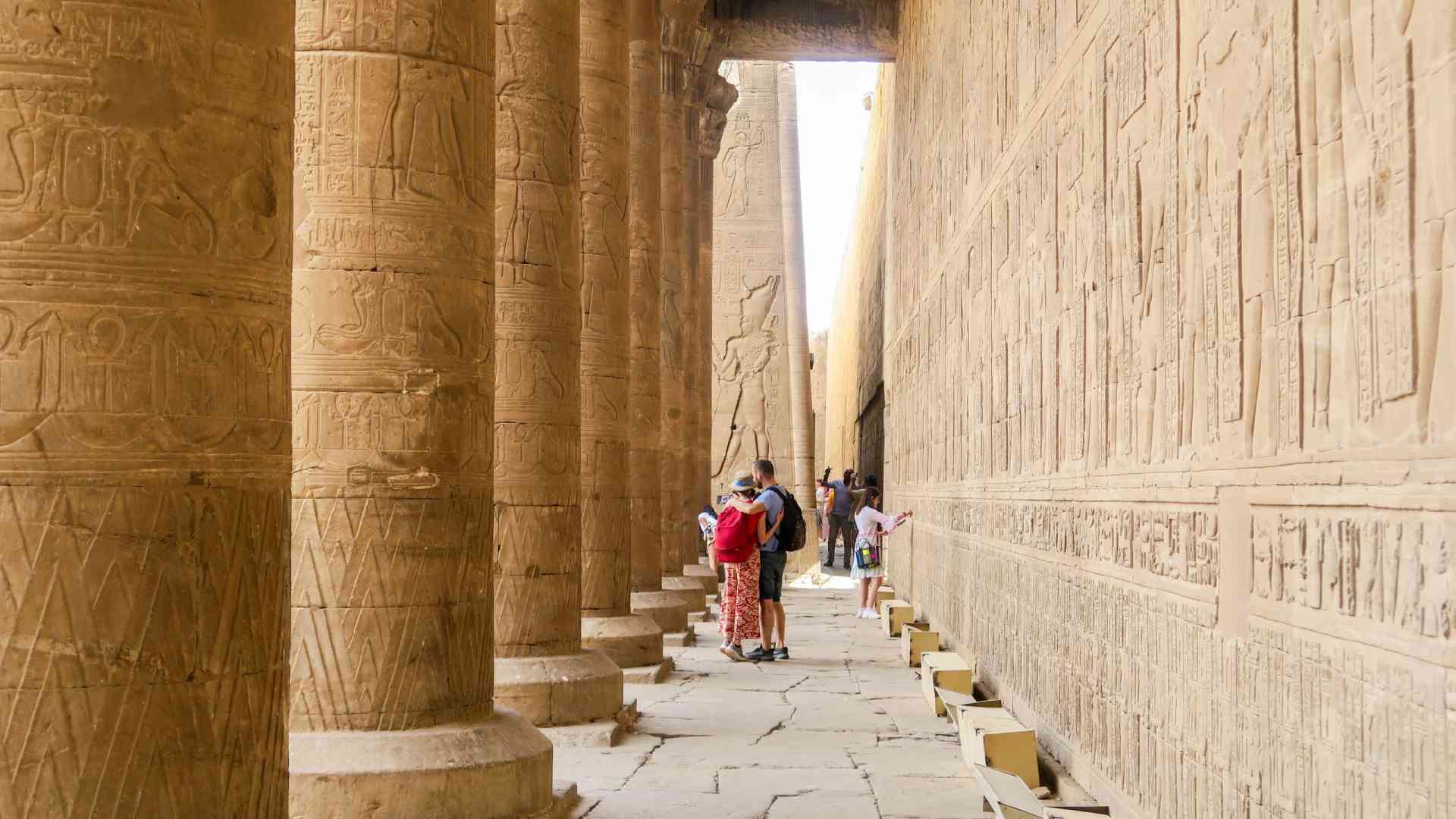 Temple of Horus, Edfu, Egypt by Amie Bunnik