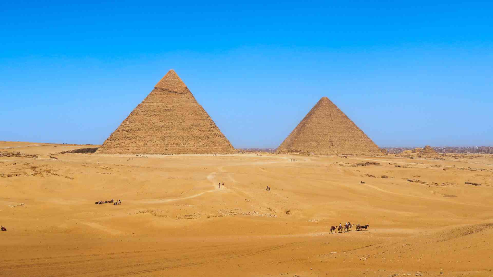The Pyramids of Giza, Egypt by Amie Bunnik