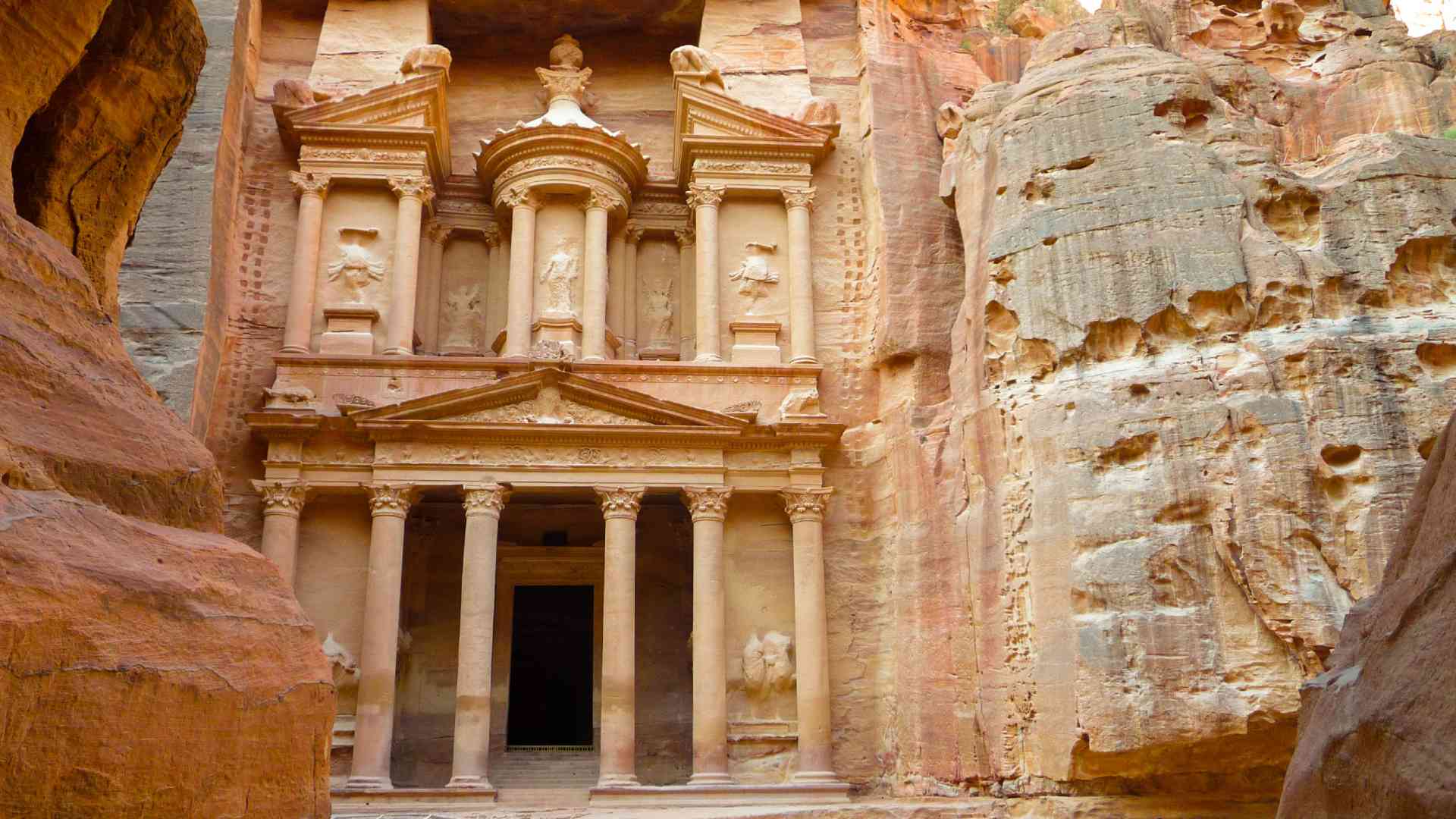 The Treasury of Petra, Jordan by Dennis Bunnik