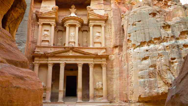 The Treasury of Petra, Jordan by Dennis Bunnik