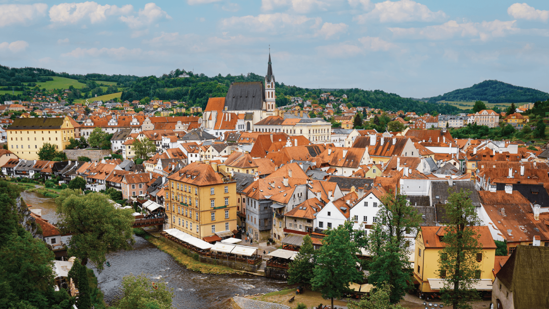 Český Krumlov, Czechia on a Bunnik Tour