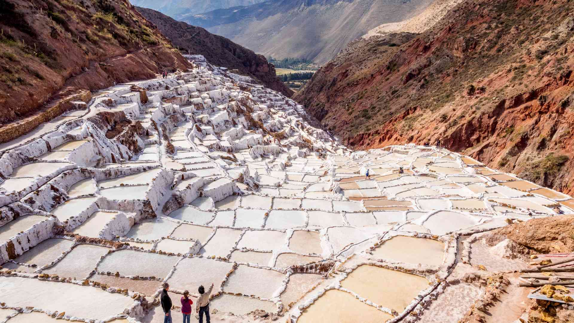 Maras Salt Pans, Sacred Valley, Peru by David Hein