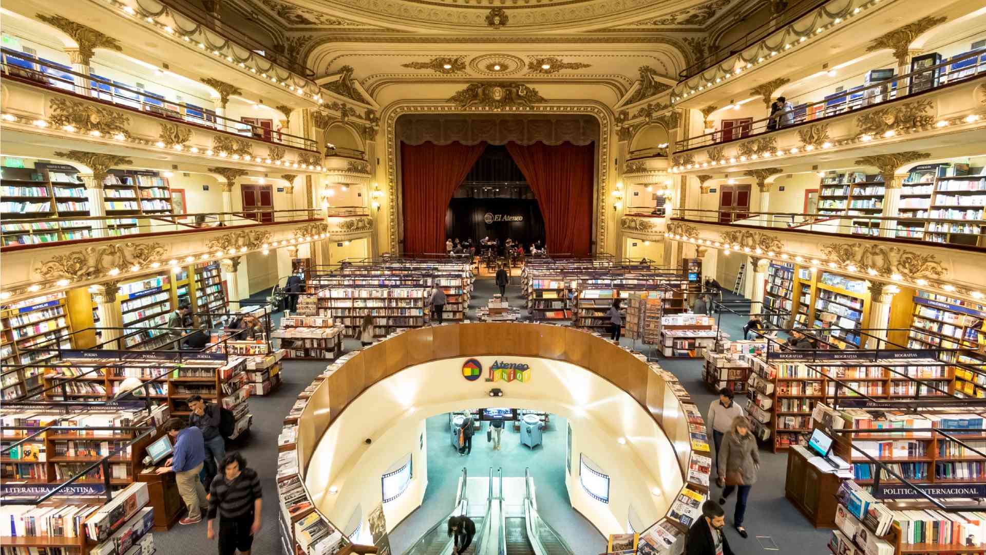 El Ateneo Grand Splendid Bookstore, Buenos Aires, Argentina by David Hein