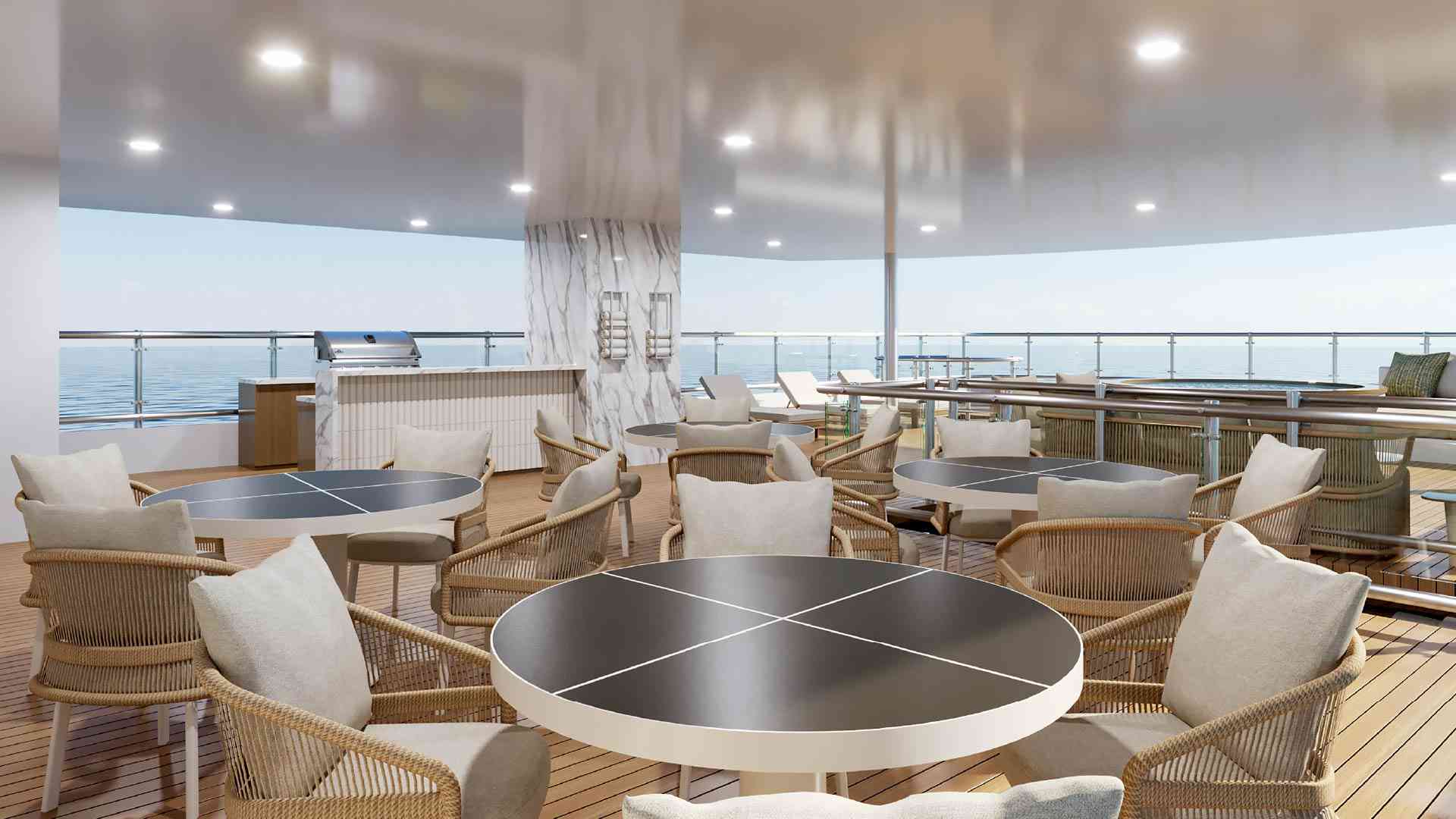 Inside the grand ocean spray