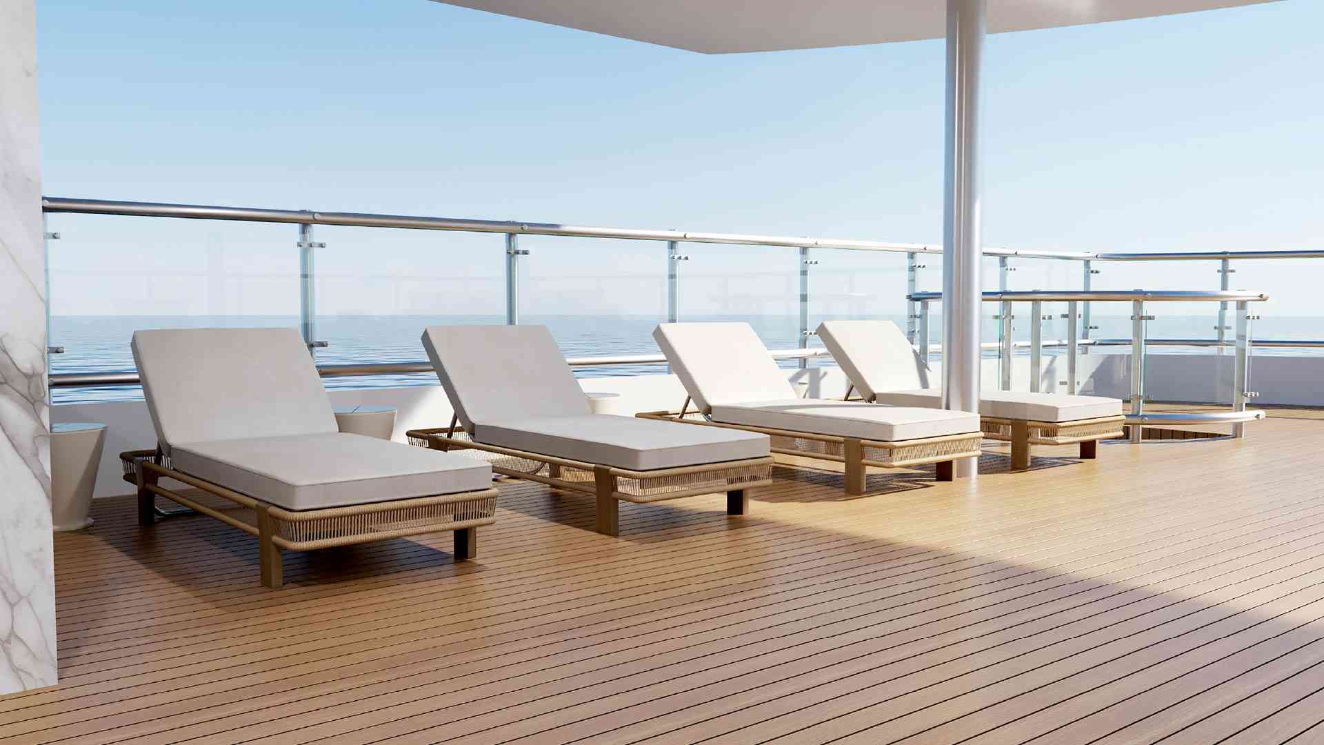Grand Ocean Spray ship lounge chairs