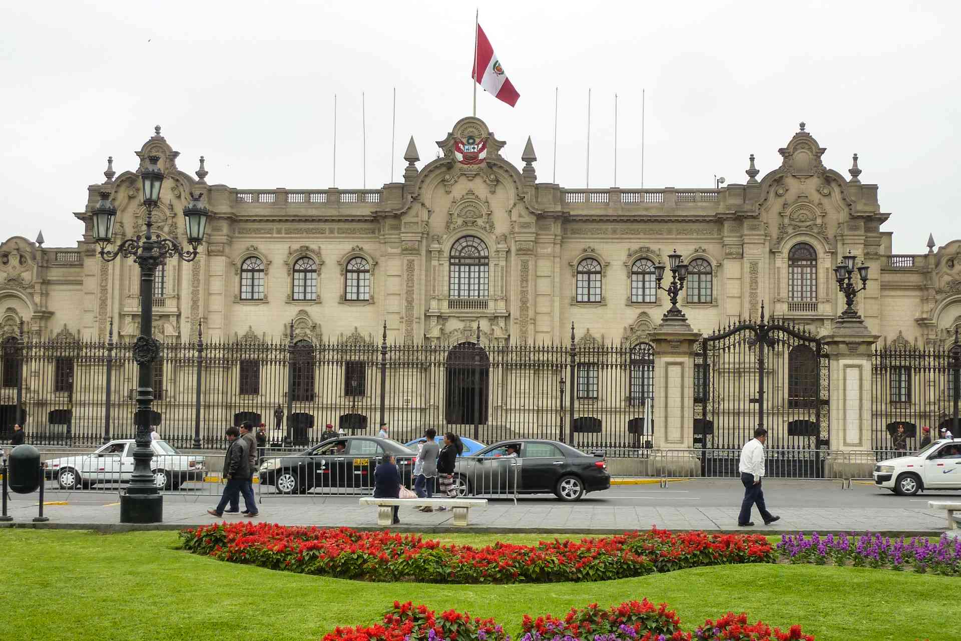 Plaza de Armas in Lima, Peru by James Atwell