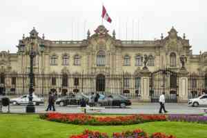 Plaza de Armas in Lima, Peru by James Atwell