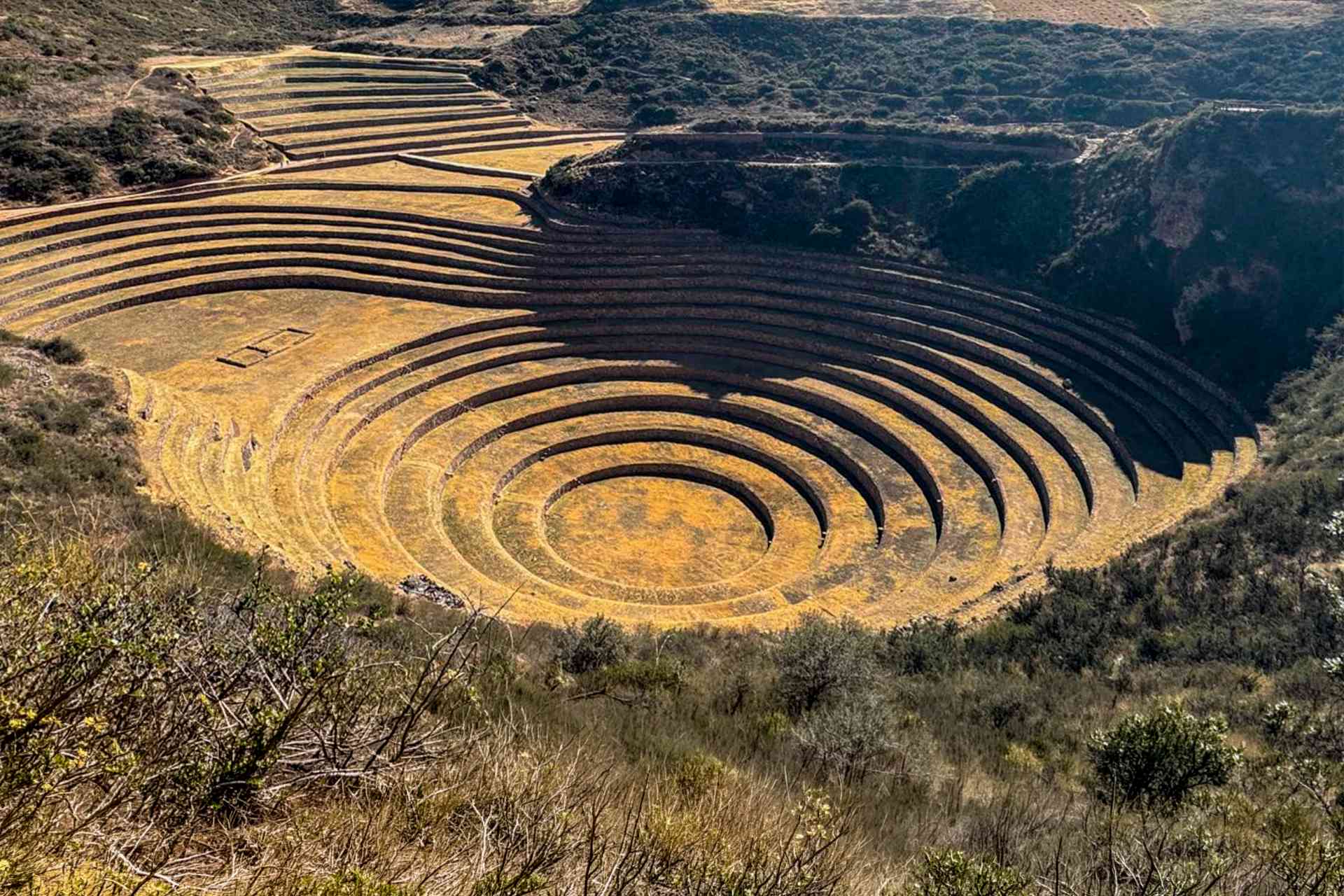Terraces of Moray, Sacred Valley, Peru by Deanne Sandler