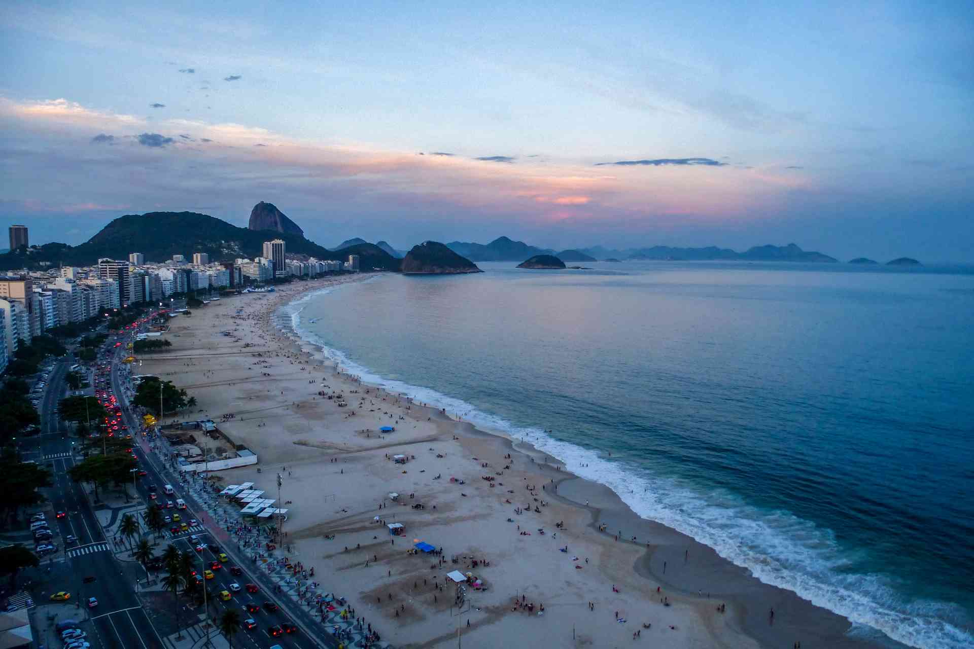 Copacabana Beach, Rio de Janeiro, Brazil by Marion Bunnik