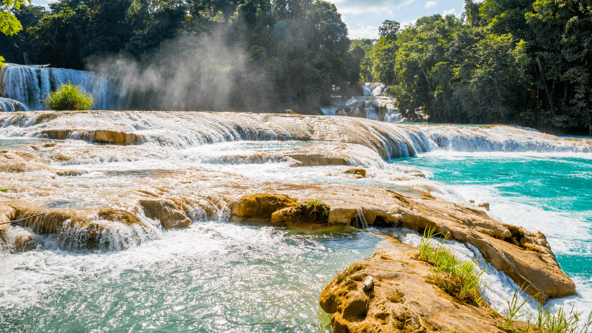 Agua Azul, Mexico on a Bunnik Tour