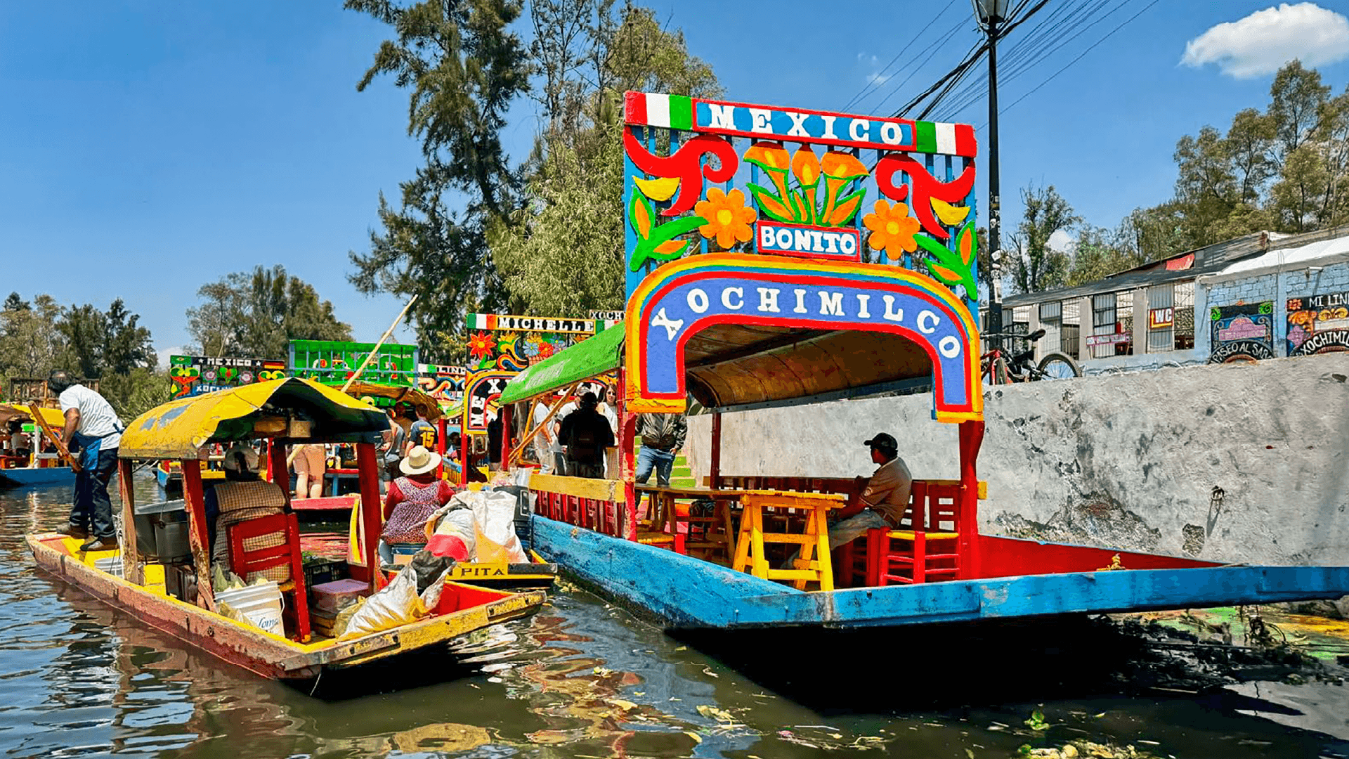 Xochimilco on a Bunnik Tour of Mexico