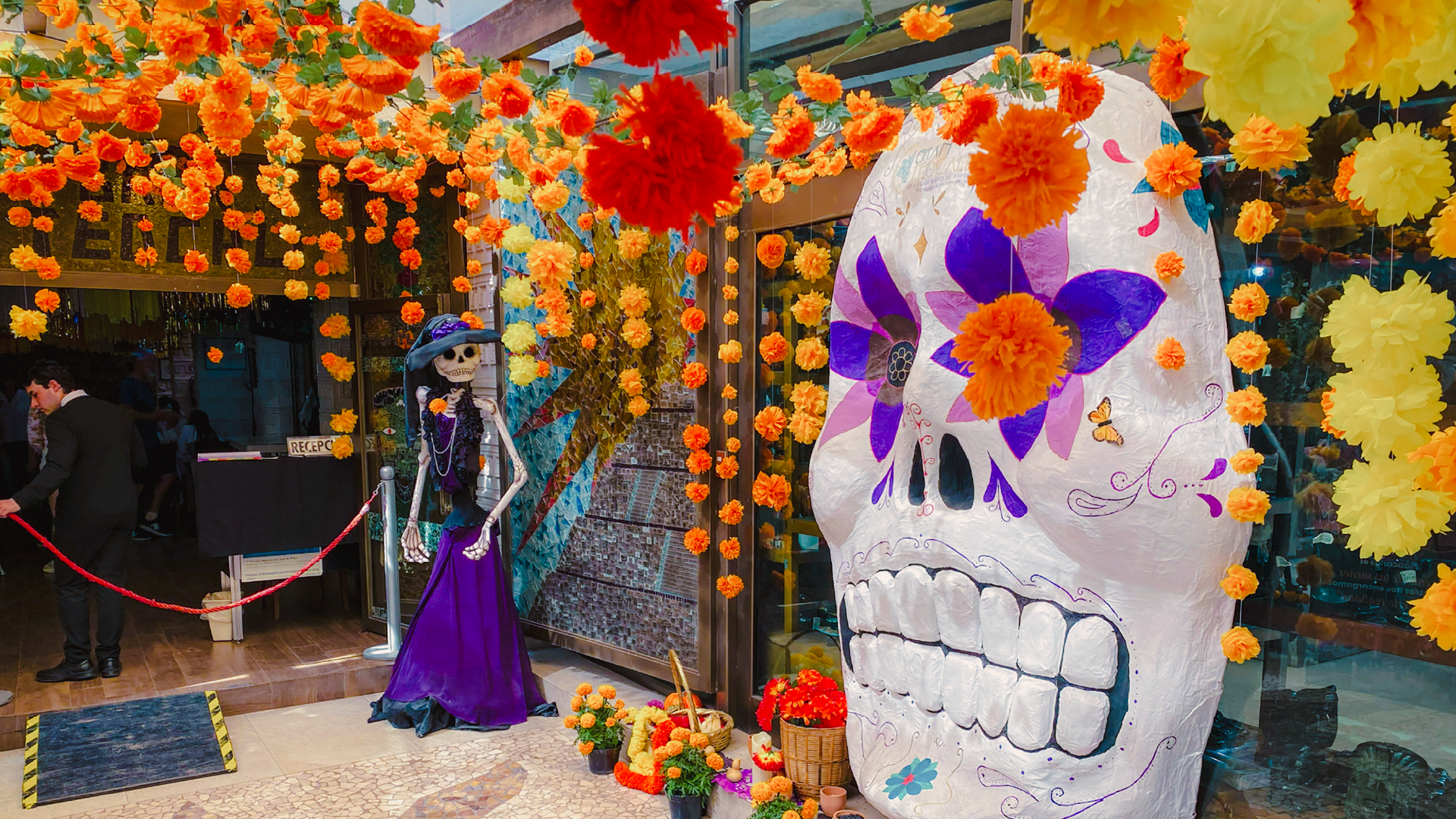Day of the Dead festival on a Bunnik Tour of Mexico