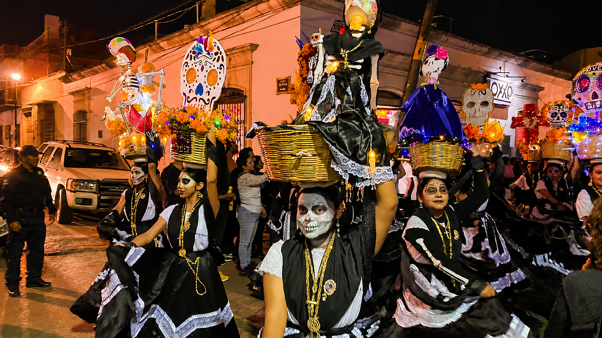 Day of the Dead festival on a Bunnik Tour of Mexico