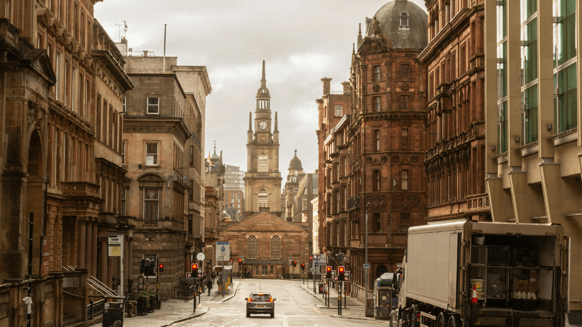 Glasgow on a Bunnik Tour of Scotland