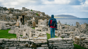 Broch of Gurness, Orkney on a Bunnik Tour of Scotland
