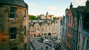 Edinburgh, Scotland on a Bunnik Tour of Scotland