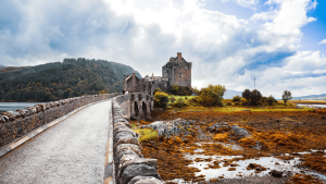 Eilean Donan Castle on a Bunnik Tour of Scotland