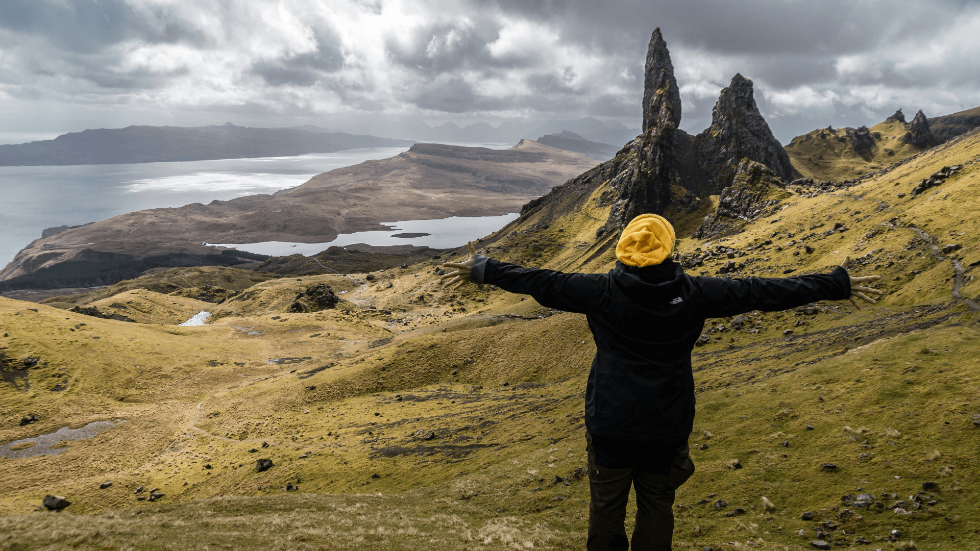 Old Man of Storr, Isle of Skye on a Bunnik Tour of Scotland