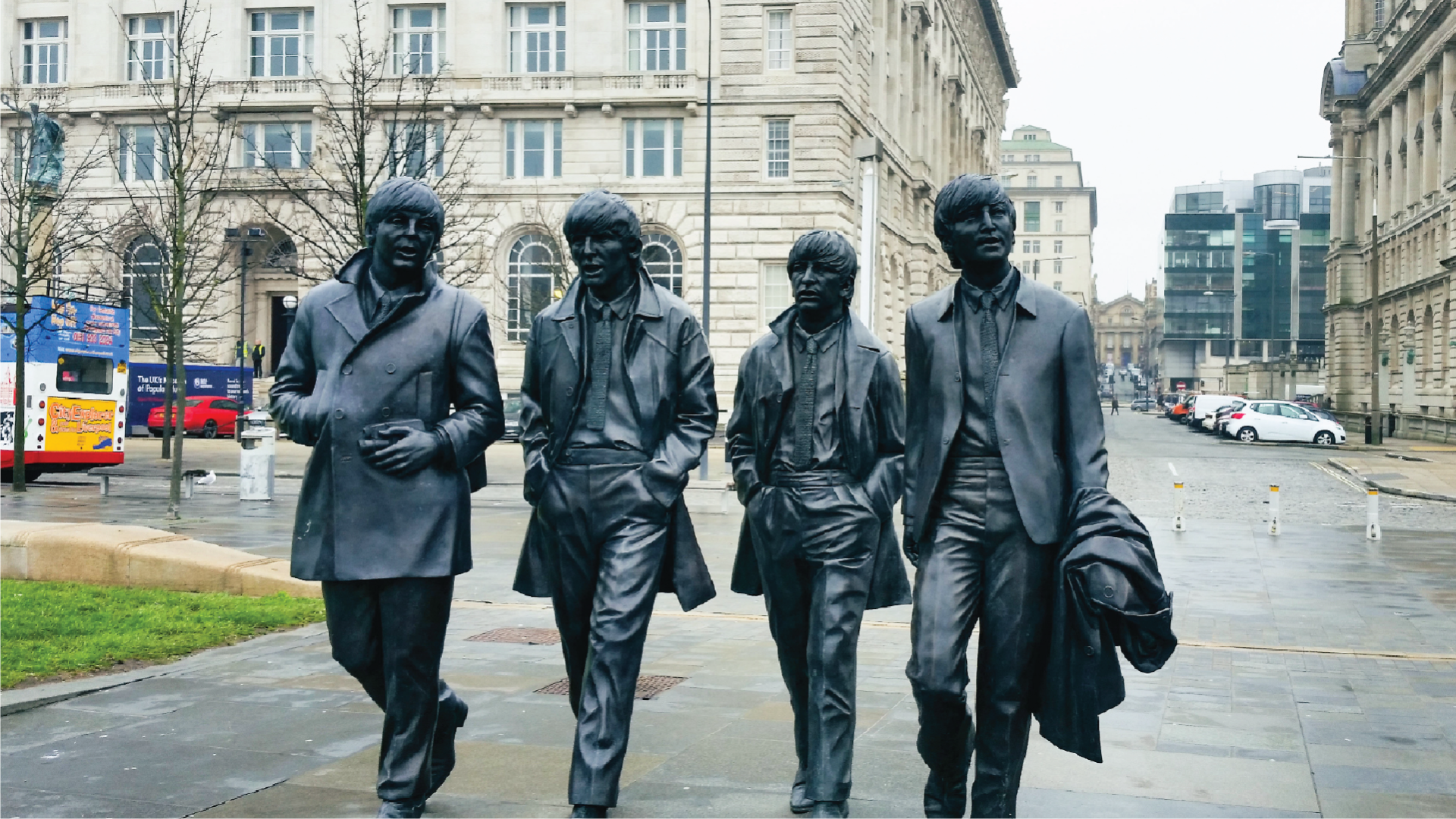 Beatles Statue, Liverpool, England by Rachel McMahon