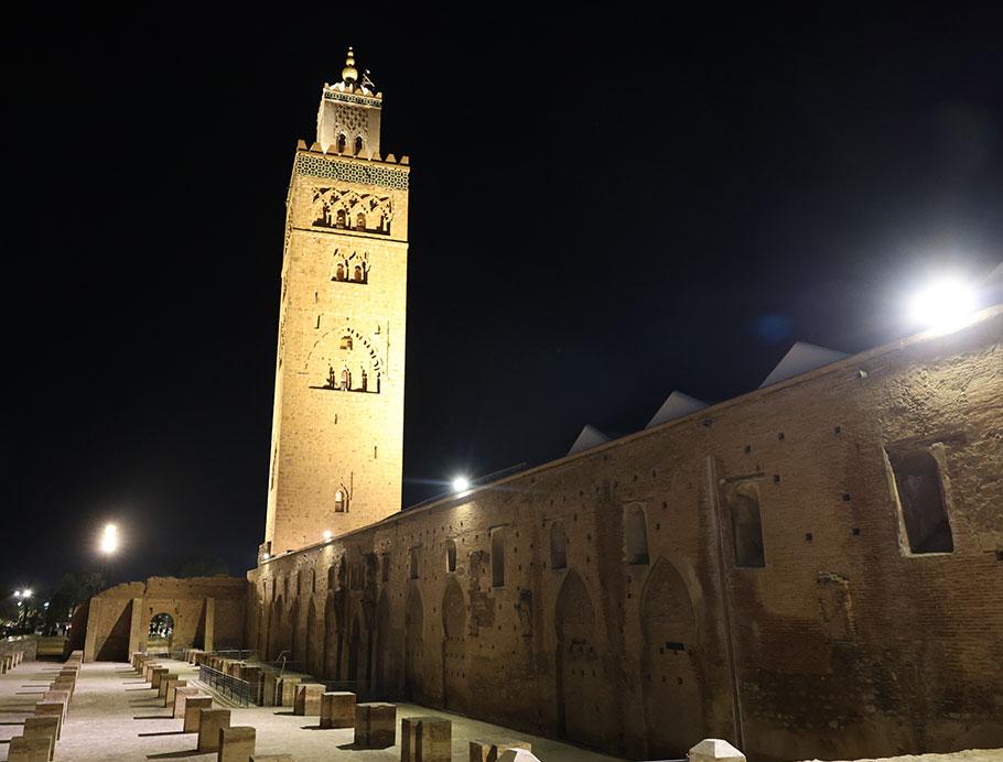 Koutoubia Mosque by night