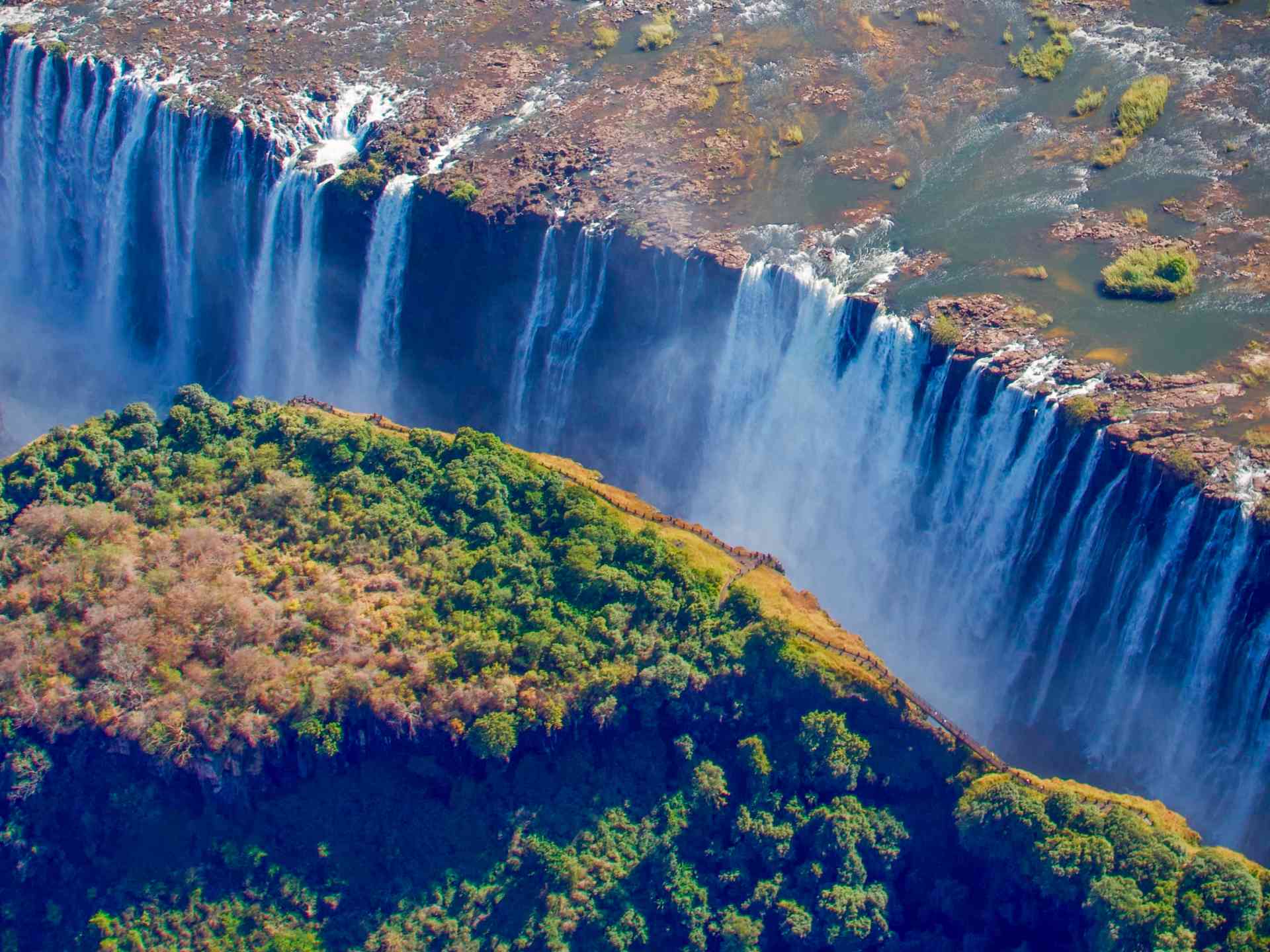 Victoria Falls in Zimbabwe by Michel Panada