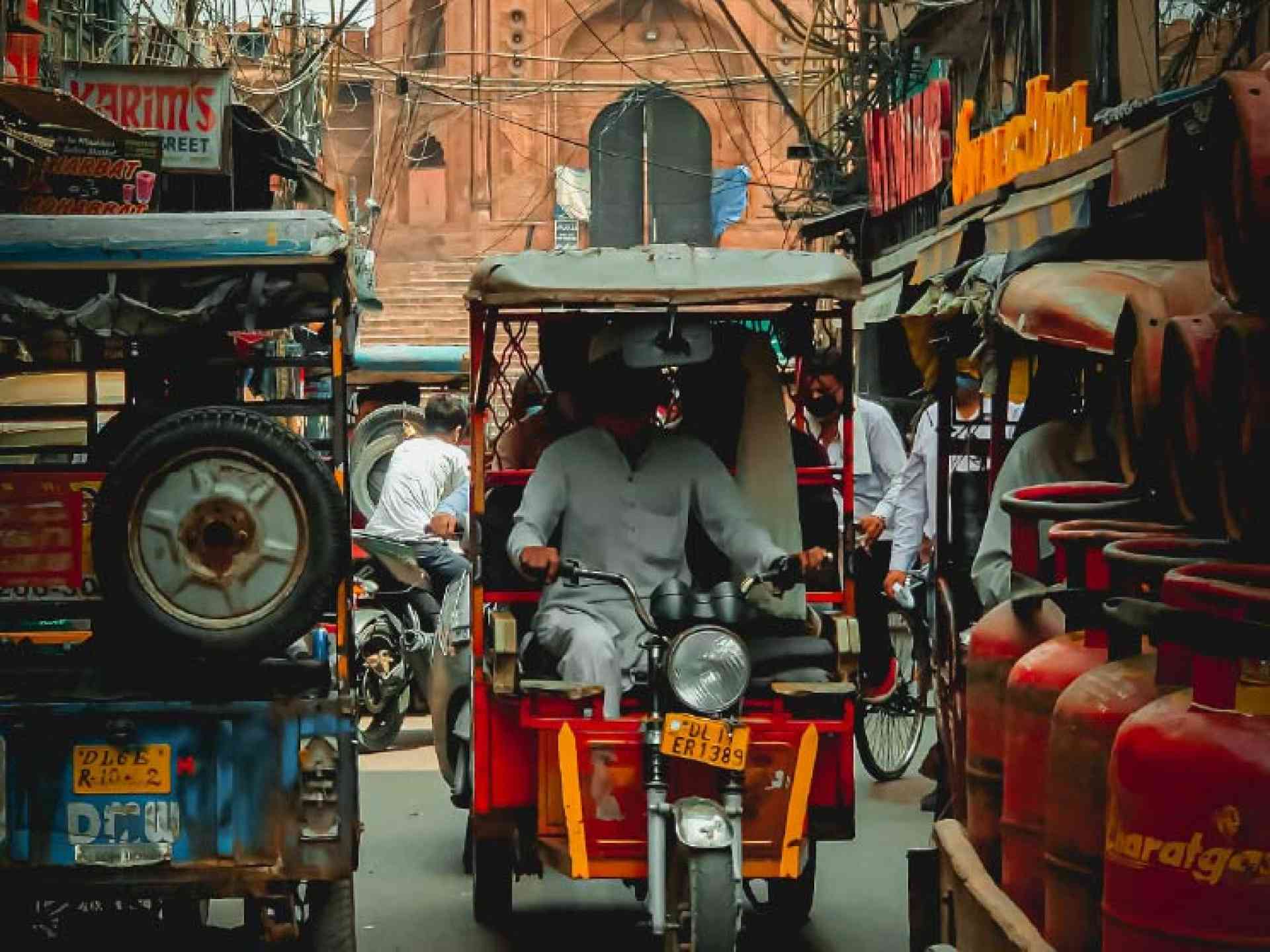 Streets of Old Delhi, India