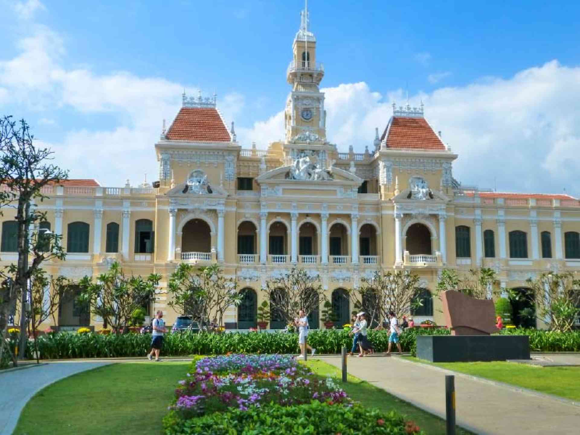 Saigon City Hall in Saigon on a Vietnam tour