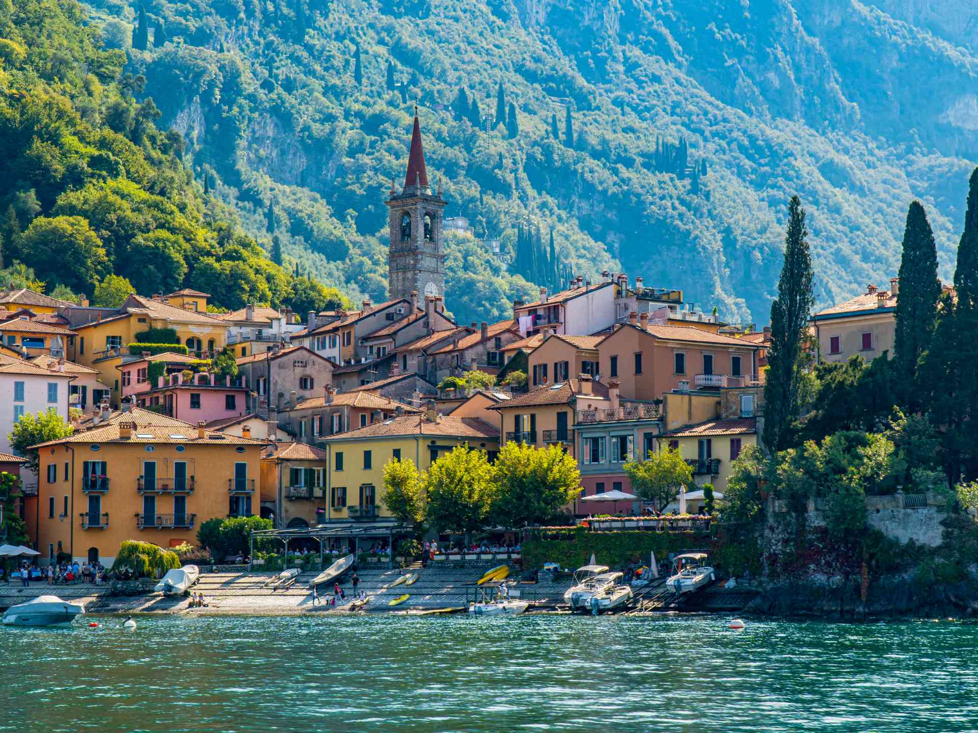 Lake Como in Varenna, Italy by MIrza Ariadi