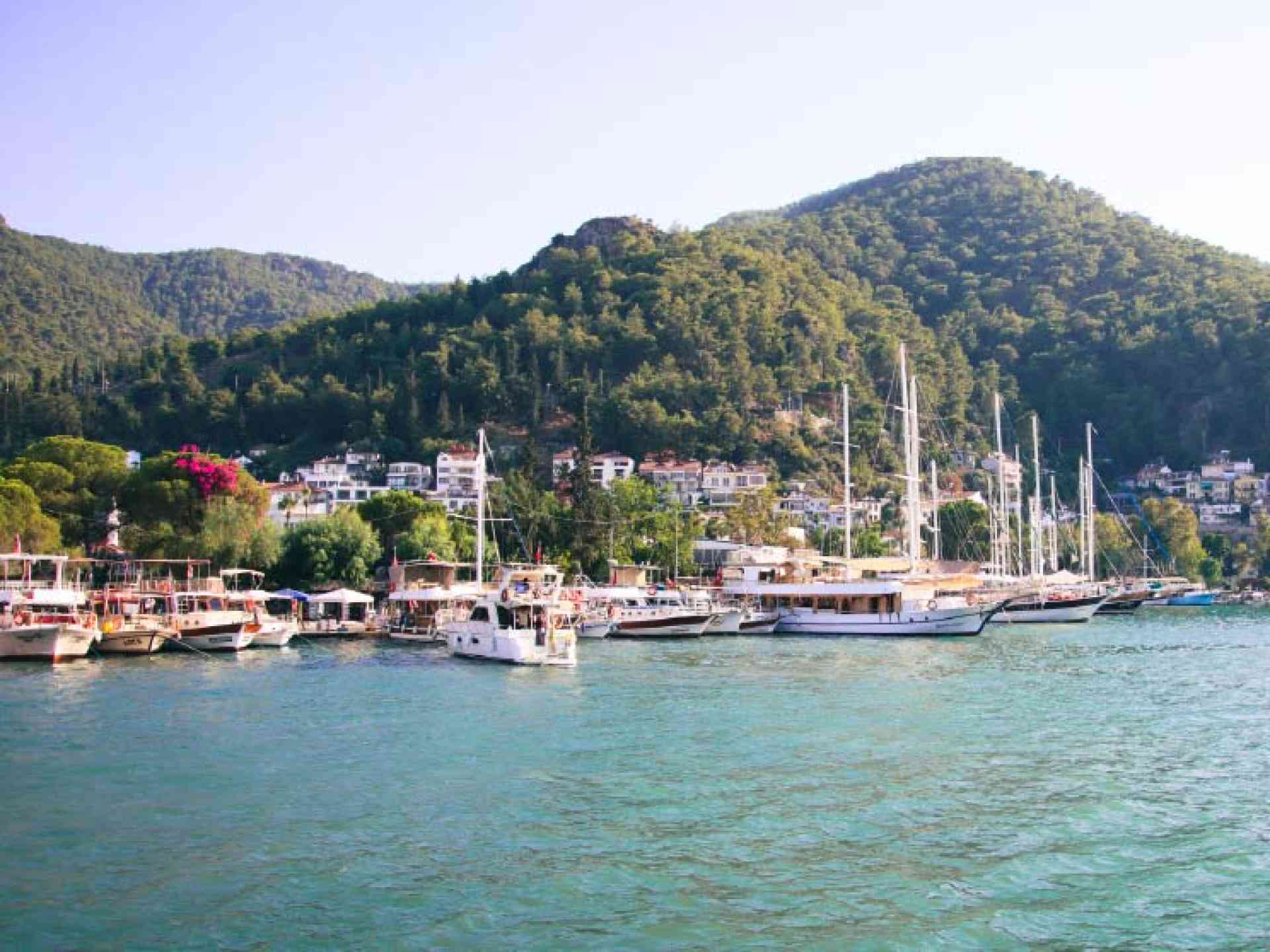 Harbour of Fethiye, Türkiye on a Bunnik Tour