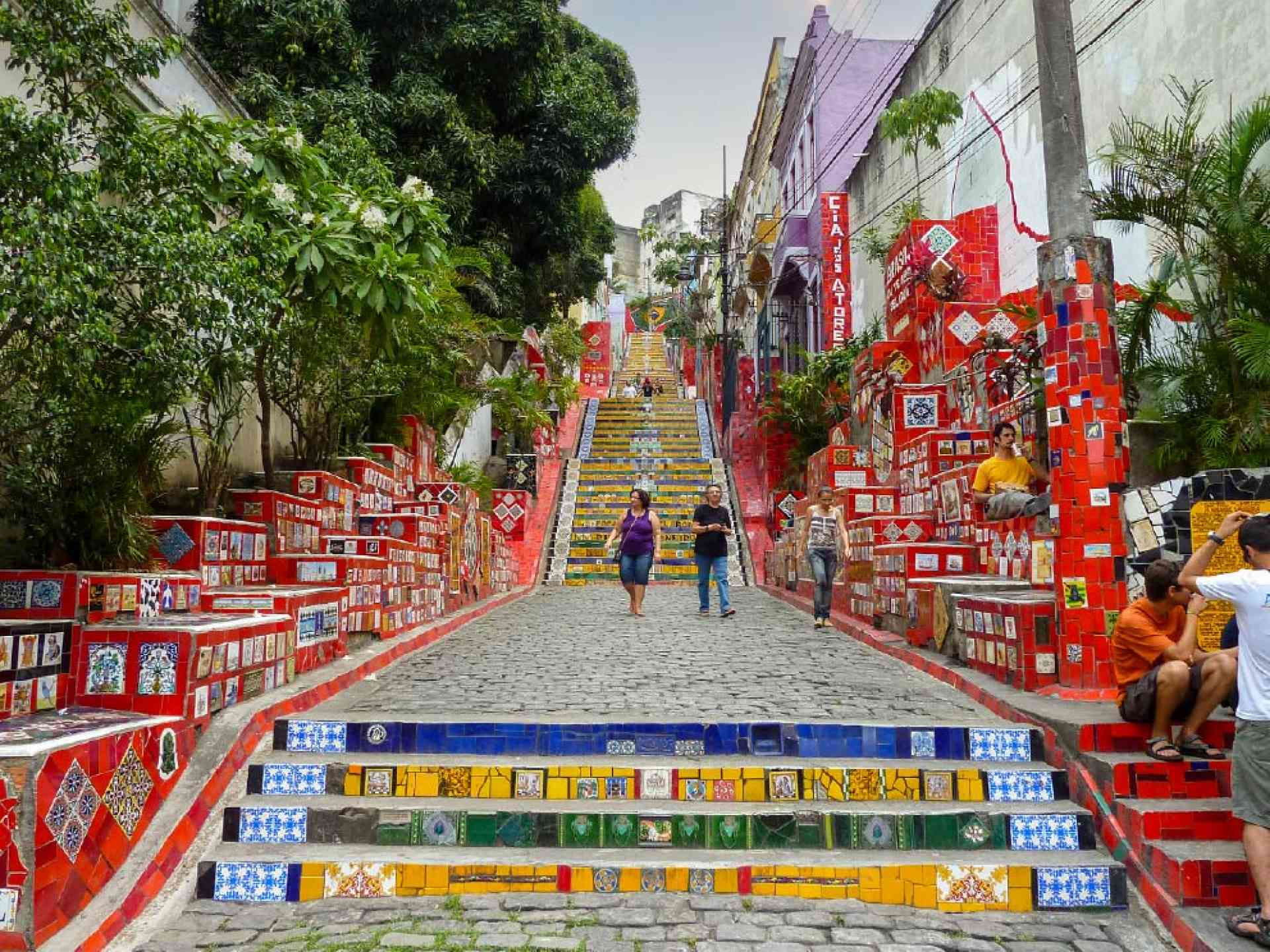 Selaron Steps, Rio de Janeiro by Dennis Bunnik