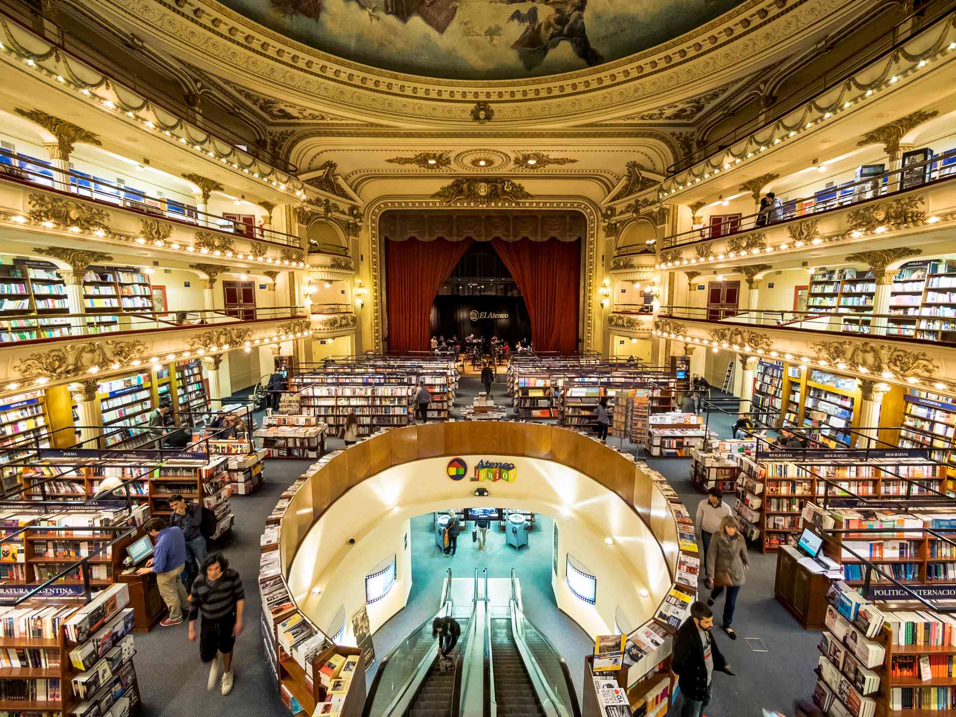 El Ateneo Bookstore, Buenos Aires, Argentina by David Hein