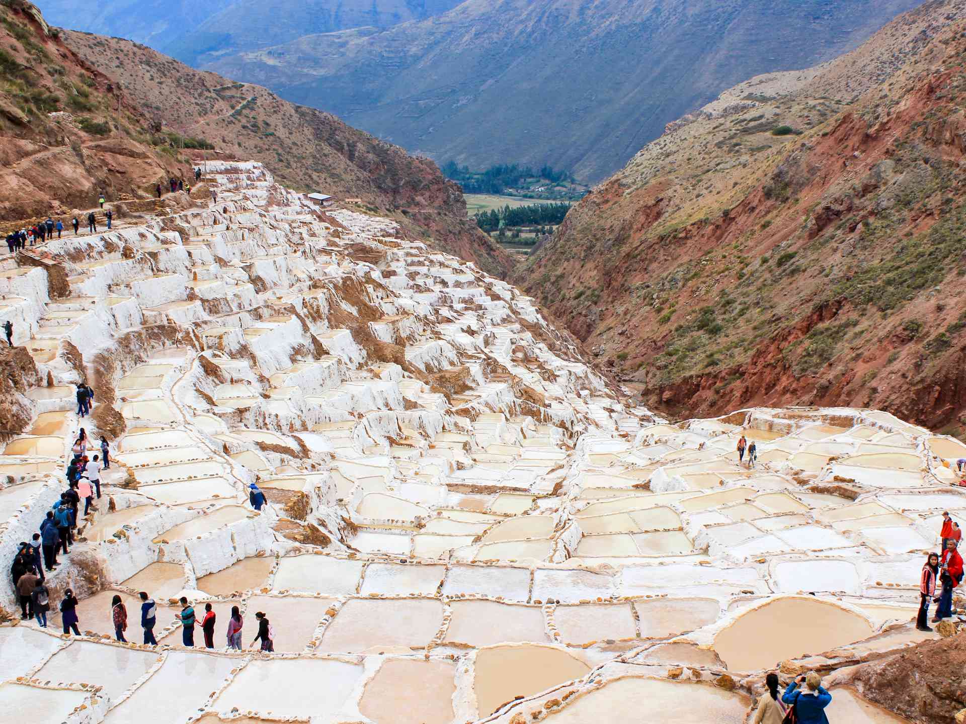 Salt Pans in the Sacred Valley, Peru by Emily Fraser