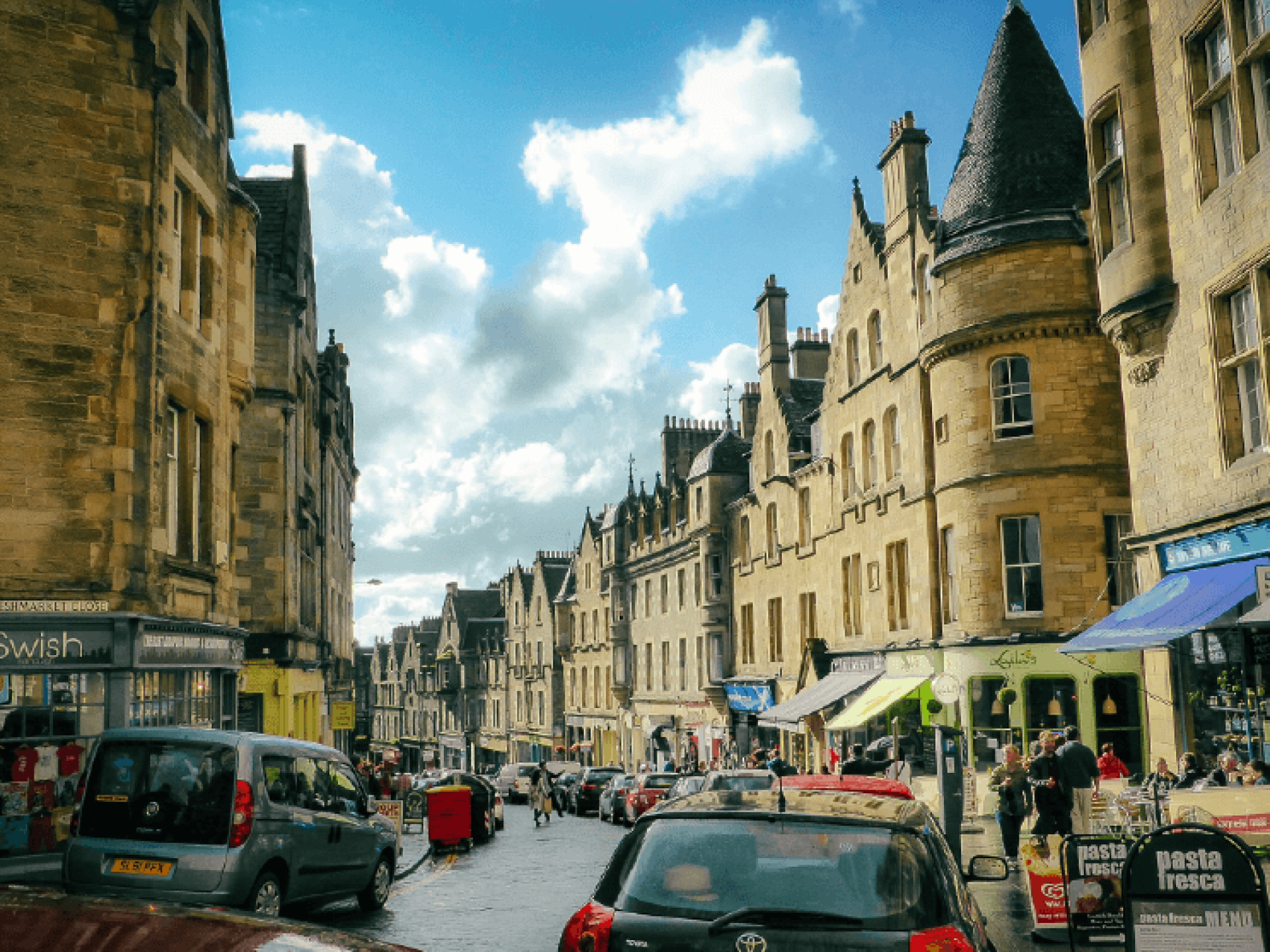 Edinburgh, Scotland on a Bunnik Tour of Scotland