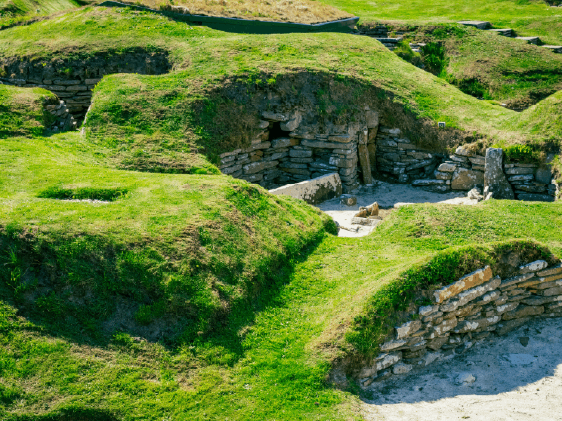 Skara Brae in Scotland on a Bunnik tour