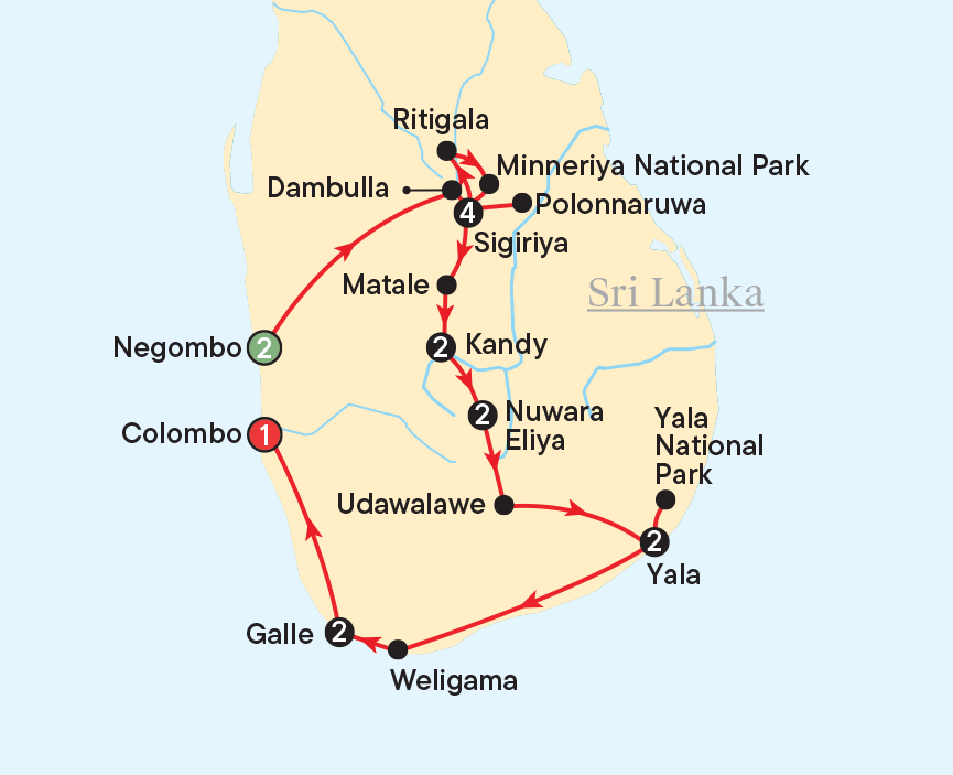 Map - Sri Lanka In-Style 2027